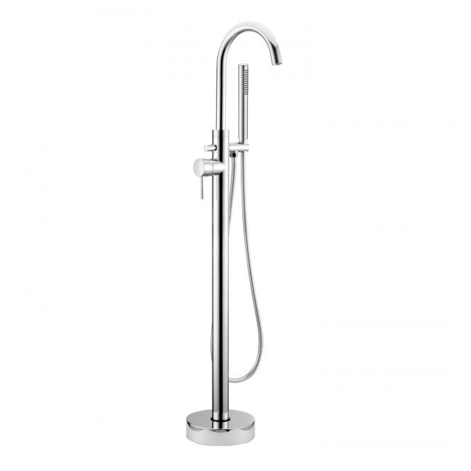 RAK Ceramics RAK Prima Tech Freestanding Bath Shower Mixer Tap Chrome
