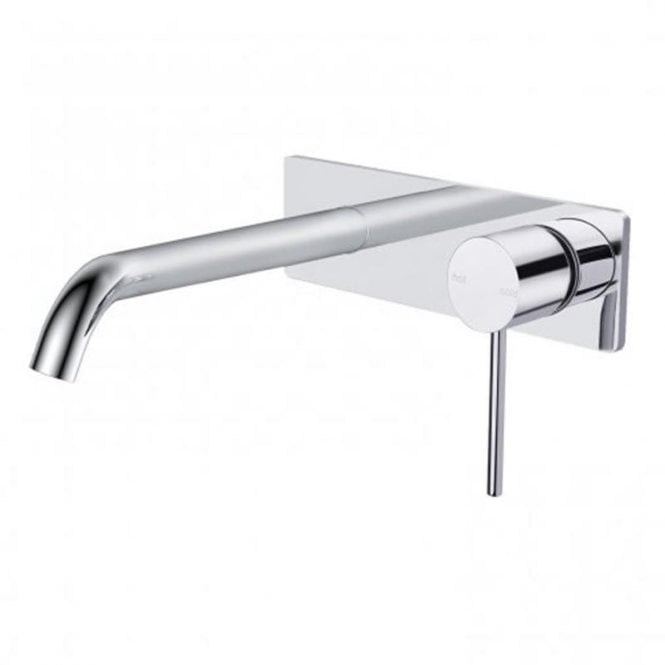RAK Ceramics RAK Prima Tech Wall Mounted Basin Mixer Tap with Back Plate Chrome
