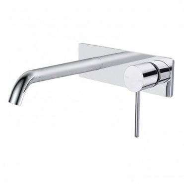 RAK Prima Tech Wall Mounted Basin Mixer Tap with Back Plate Chrome