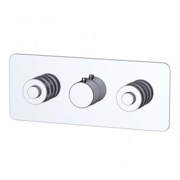 RAK Prima Thermostatic Shower Valve with Back Plate Chrome