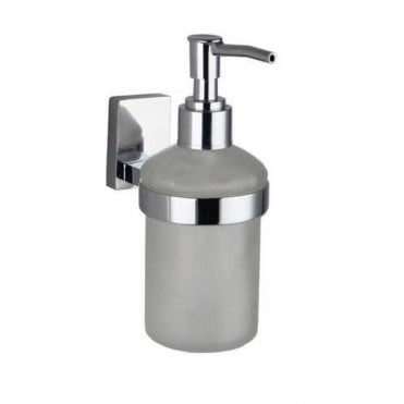 RAK Resort Glass Soap Dispenser Chrome