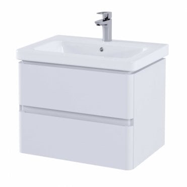RAK Resort Wall Hung 1 Drawer Vanity Unit with Basin (different sizes and finishes available)