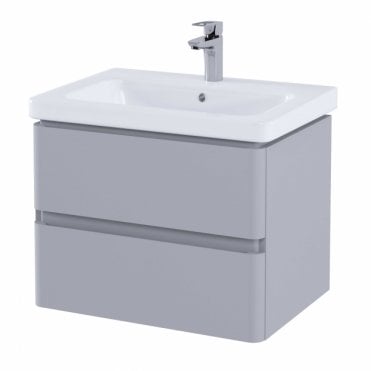 RAK Resort Wall Hung 1 Drawer Vanity Unit with Basin (different sizes and finishes available)