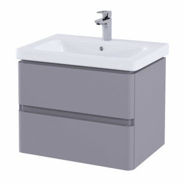 RAK Resort Wall Hung 1 Drawer Vanity Unit with Basin (different sizes and finishes available)