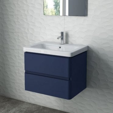 RAK Resort Wall Hung 1 Drawer Vanity Unit with Basin (different sizes and finishes available)