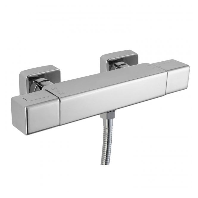 RAK Ceramics RAK Resort Wall Mounted Exposed Thermostatic Shower Valve Chrome