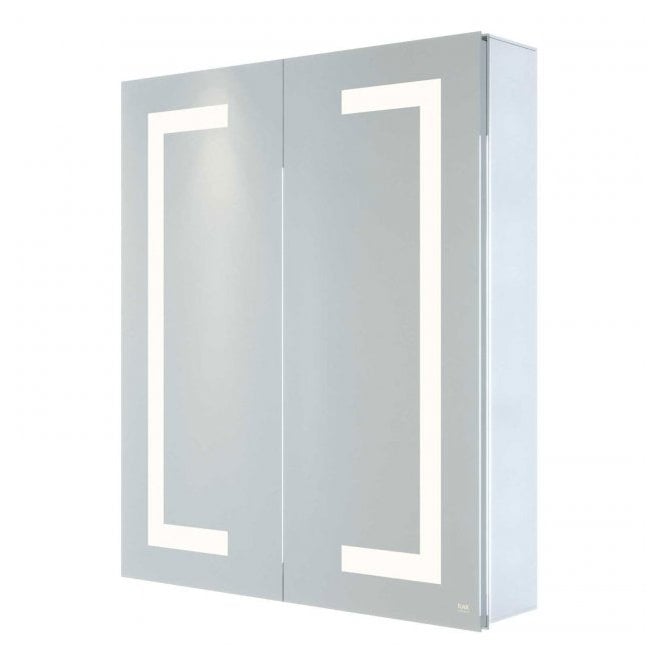RAK Ceramics RAK Sagittarius 2 Door Illuminated LED Mirror Cabinet 700mm x 600mm