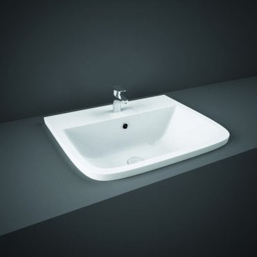 RAK Series 600 500mm Inset Basin White