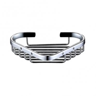 RAK Single Corner Basket Chrome