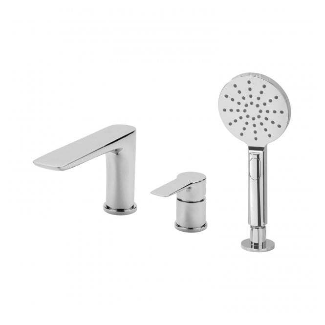 RAK Ceramics RAK Sport 3Hole Bath Shower Mixer Tap Deck Mounted Chrome