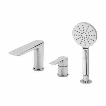 RAK Sport 3Hole Bath Shower Mixer Tap Deck Mounted Chrome