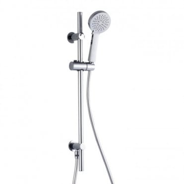 RAK Square Slide Rail Kit with 3 Function Head and Integral Wall Outlet