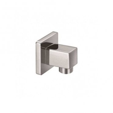 RAK Square Wall Outlet Elbow Chrome