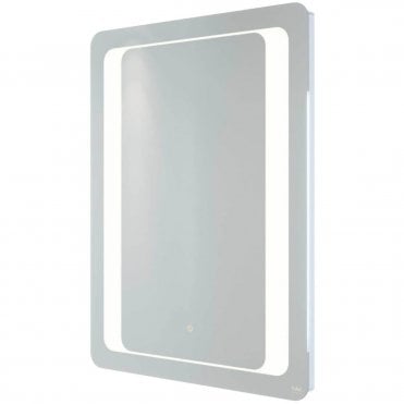RAK Tanzanite Portrait Illuminated LED Mirror with Switch and Demister Pad 800mm x 600mm