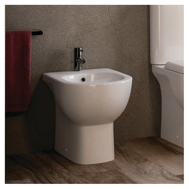 RAK Ceramics RAK Tonique Back to Wall Bidet 1 Tap HoleWhite