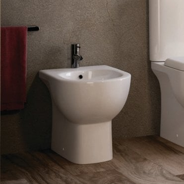 RAK Tonique Back to Wall Bidet 1 Tap HoleWhite