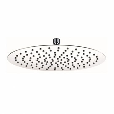RAK Ultra Slim Air Induction Round Shower Head 250mm Wide Chrome