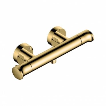 RAK Wall Mounted Round Thermostatic Bar Shower Valve and Lever Handle
