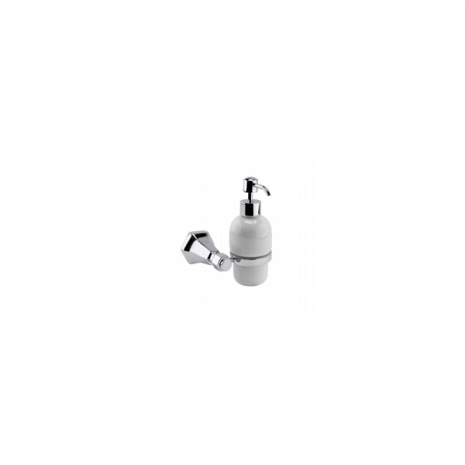RAK Ceramics RAK Washington Art Deco Ceramic Soap Dispenser Chrome/White