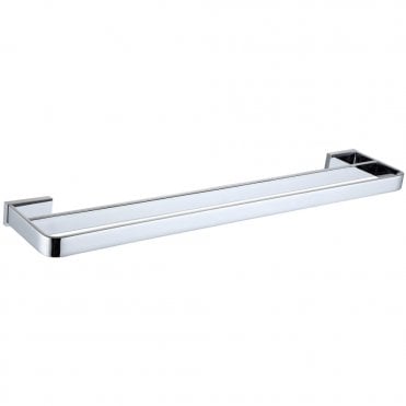 RAK Washington Art Deco Single Towel Rail 600mm Long Chrome