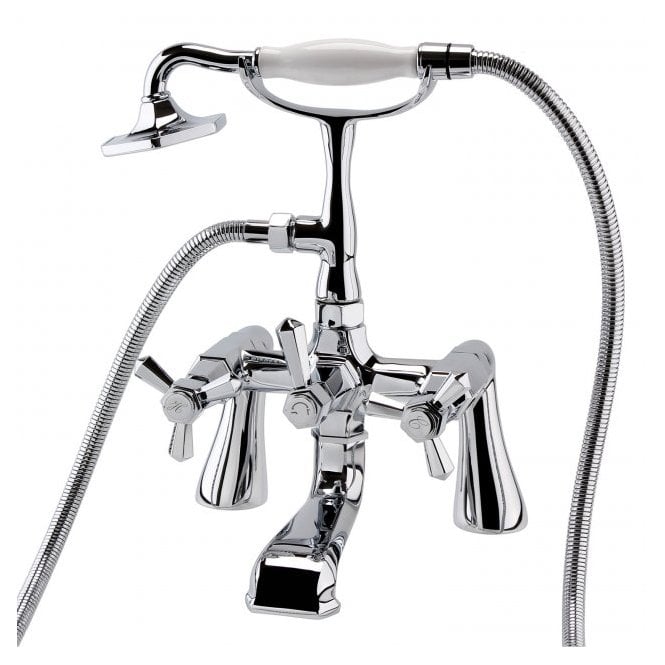 RAK Ceramics RAK Washington Bath Shower Mixer Tap 2 Tap HolesChrome
