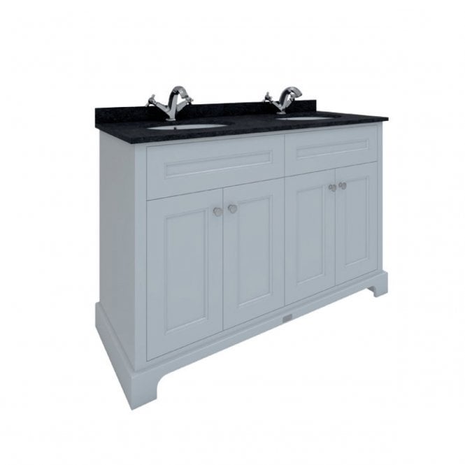 RAK Ceramics RAK Washington Freestanding 1200mm 4 Door Vanity Unit With Worktop & Double Basins