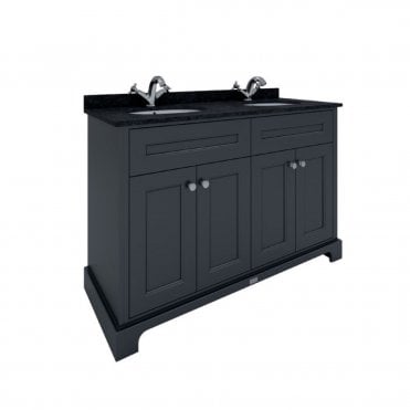 RAK Washington Freestanding 1200mm 4 Door Vanity Unit With Worktop & Double Basins