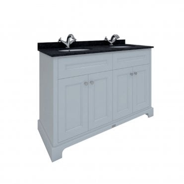 RAK Washington Freestanding 1200mm 4 Door Vanity Unit With Worktop & Double Basins