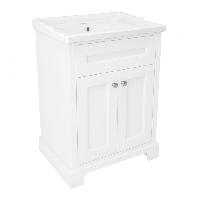 RAK Ceramics RAK Washington Freestanding 600mm / 800mm 2 Door Vanity Unit With Ceramic Basin