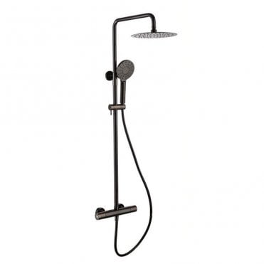 RAK Washington Thermostatic Complete Mixer Shower with Fixed Head and Shower Kit Chrome