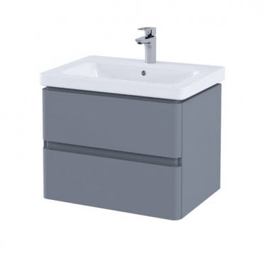RAK-Ceramics Resort 650 Double Draw Basin Unit (Choose Finish)