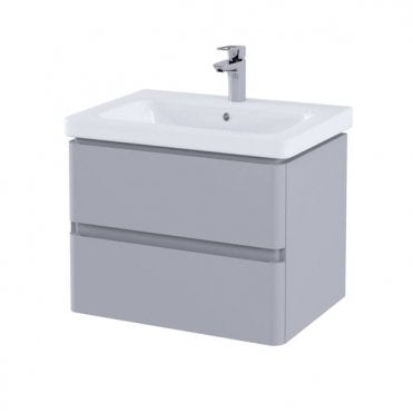 RAK-Ceramics Resort 650 Double Draw Basin Unit (Choose Finish)