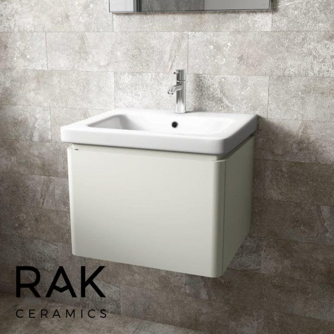 RAK Ceramics RAK-Ceramics Resort Single Draw Basin Unit (Choose Finish and Size)