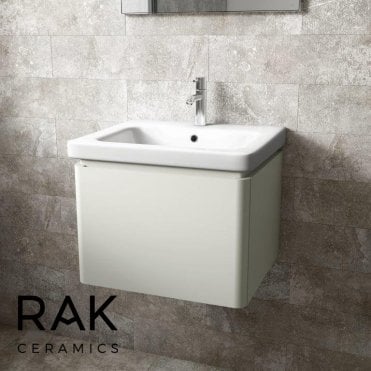 RAK Ceramics RAK-Ceramics Resort Single Draw Basin Unit (Choose Finish and Size)