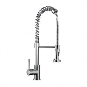 RAK-Ceramics Rome Pull Out Side Lever Kitchen Sink Mixer