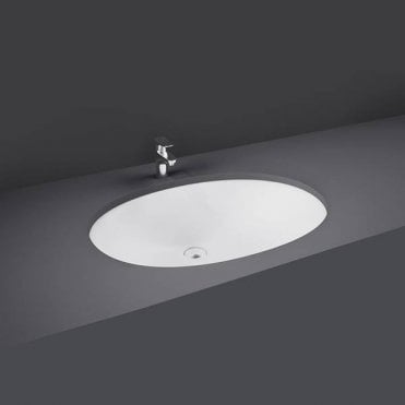 RAK-Ceramics Rosa 50cm Under-Counter Oval Basin