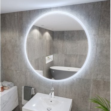 RAK-Ceramics Scorpio Round Illuminated Mirror (Choose Size)
