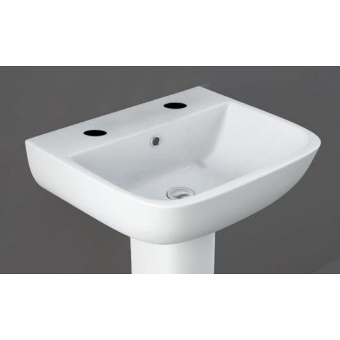 RAK Ceramics RAK-Ceramics Series 600 52cm Basin2 Tap Holes
