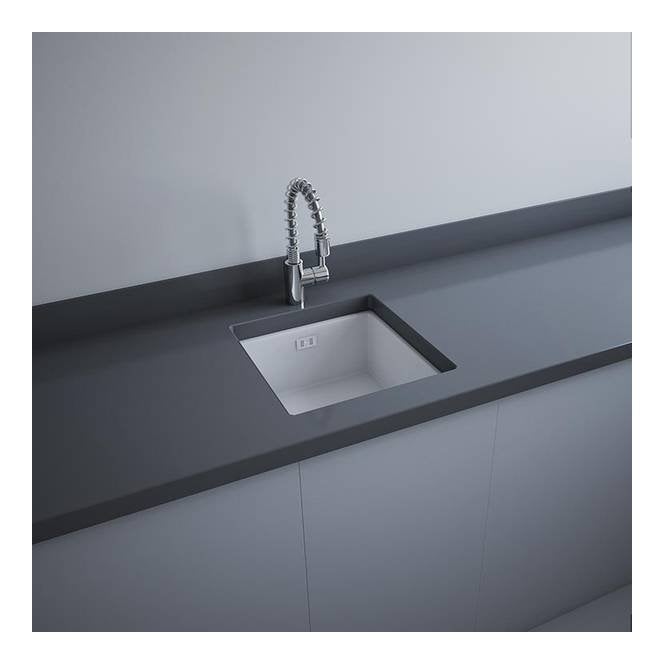RAK Ceramics RAK-Ceramics Silvia Undermount Kitchen Sink 45cm, Matt (Choose Finish)
