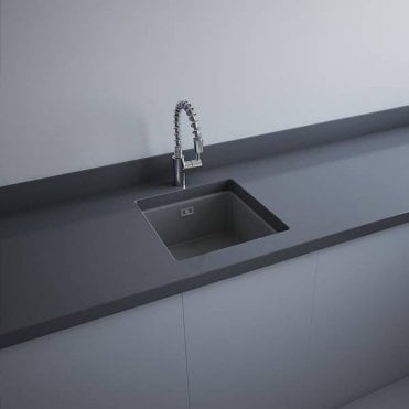 RAK-Ceramics Silvia Undermount Kitchen Sink 45cm, Matt (Choose Finish)