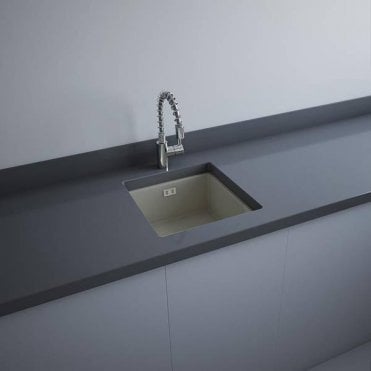RAK-Ceramics Silvia Undermount Kitchen Sink 45cm, Matt (Choose Finish)