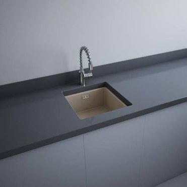 RAK-Ceramics Silvia Undermount Kitchen Sink 45cm, Matt (Choose Finish)