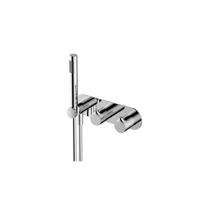 RAK Ceramics RAK-Ceramics Sorrento Horizontal Dual Outlet Thermostatic Shower Kit (Choose Finish)