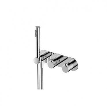 RAK-Ceramics Sorrento Horizontal Dual Outlet Thermostatic Shower Kit (Choose Finish)