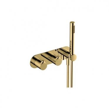 RAK-Ceramics Sorrento Horizontal Dual Outlet Thermostatic Shower Kit (Choose Finish)