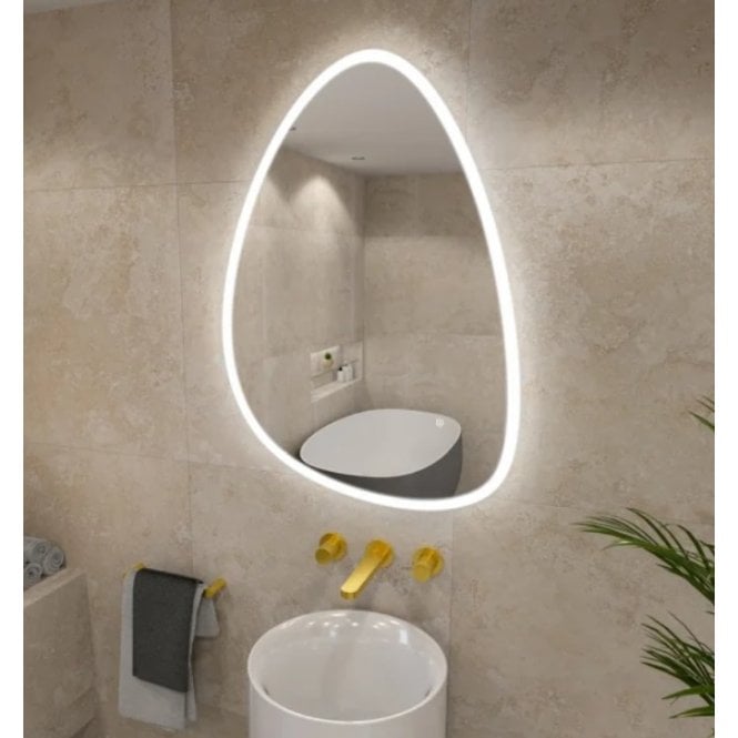 RAK Ceramics RAK-Ceramics Tear Drop Illuminated Mirror (Choose Size)