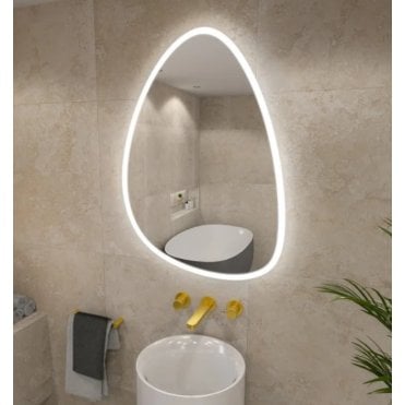 RAK-Ceramics Tear Drop Illuminated Mirror (Choose Size)