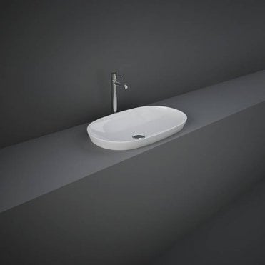 RAK-Ceramics Variant Elongated Oval Drop-In Wash Basin 60cm