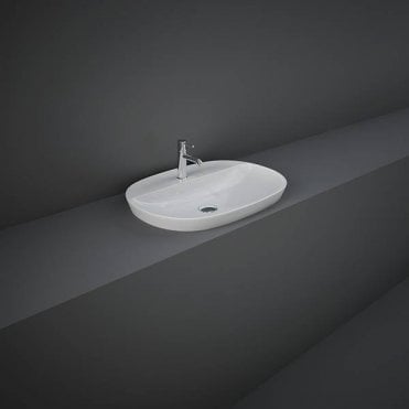 RAK-Ceramics Variant Elongated Oval Drop-In Wash Basin 60cm
