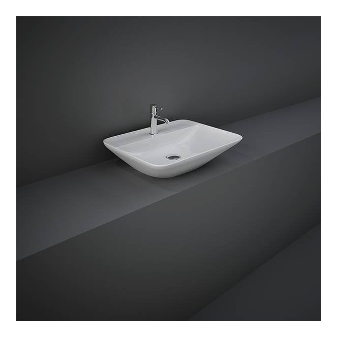 RAK Ceramics RAK-Ceramics Variant Rectangular Counter Top Wash Basin 55 x 42cm, 1 tap hole